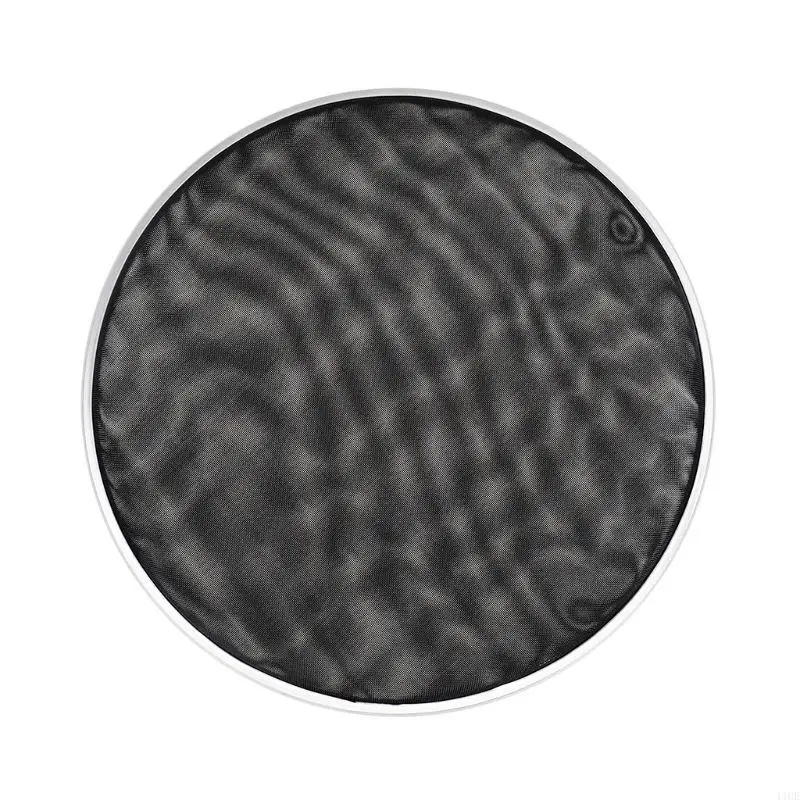 

11UE Black Mesh Drum for Head Silent Pad Skin Drum Pads Percussion Instrument Practice Replacement Parts Durable