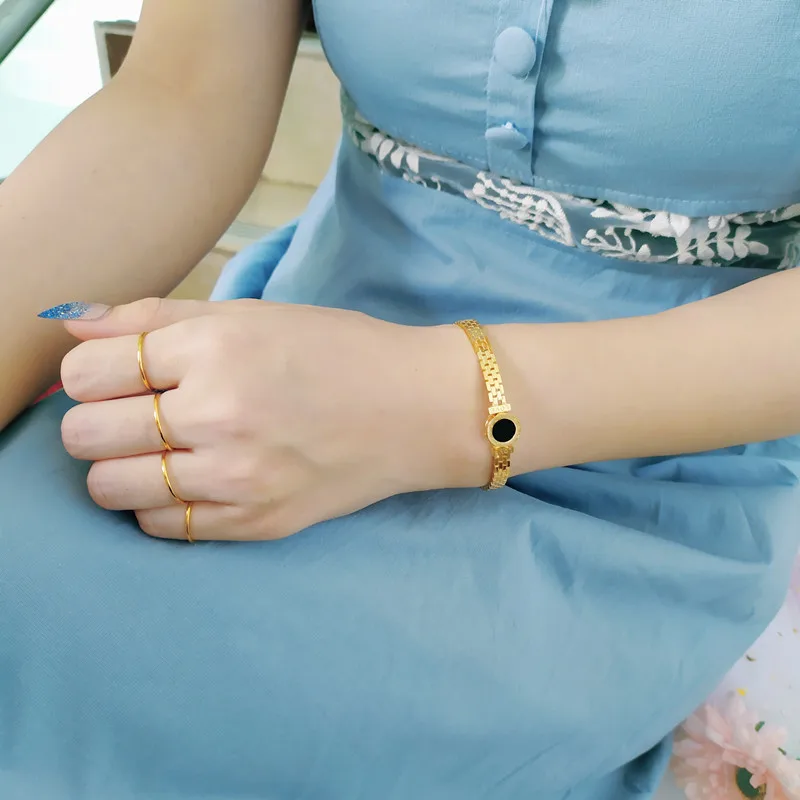 Roman Bracelets Stainless Steel Bracelet Women Vking Fashion Jewellery