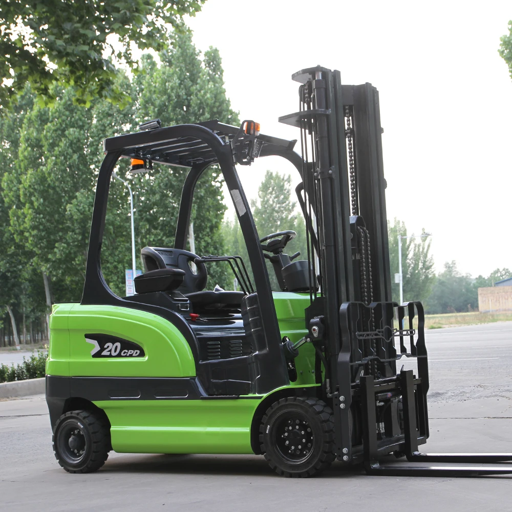 SKY Hot Selling Mini Forklift Crane 1 Ton 2 Ton Rough Terrain Forklift Self Loading Electric Forklift with AC Motor