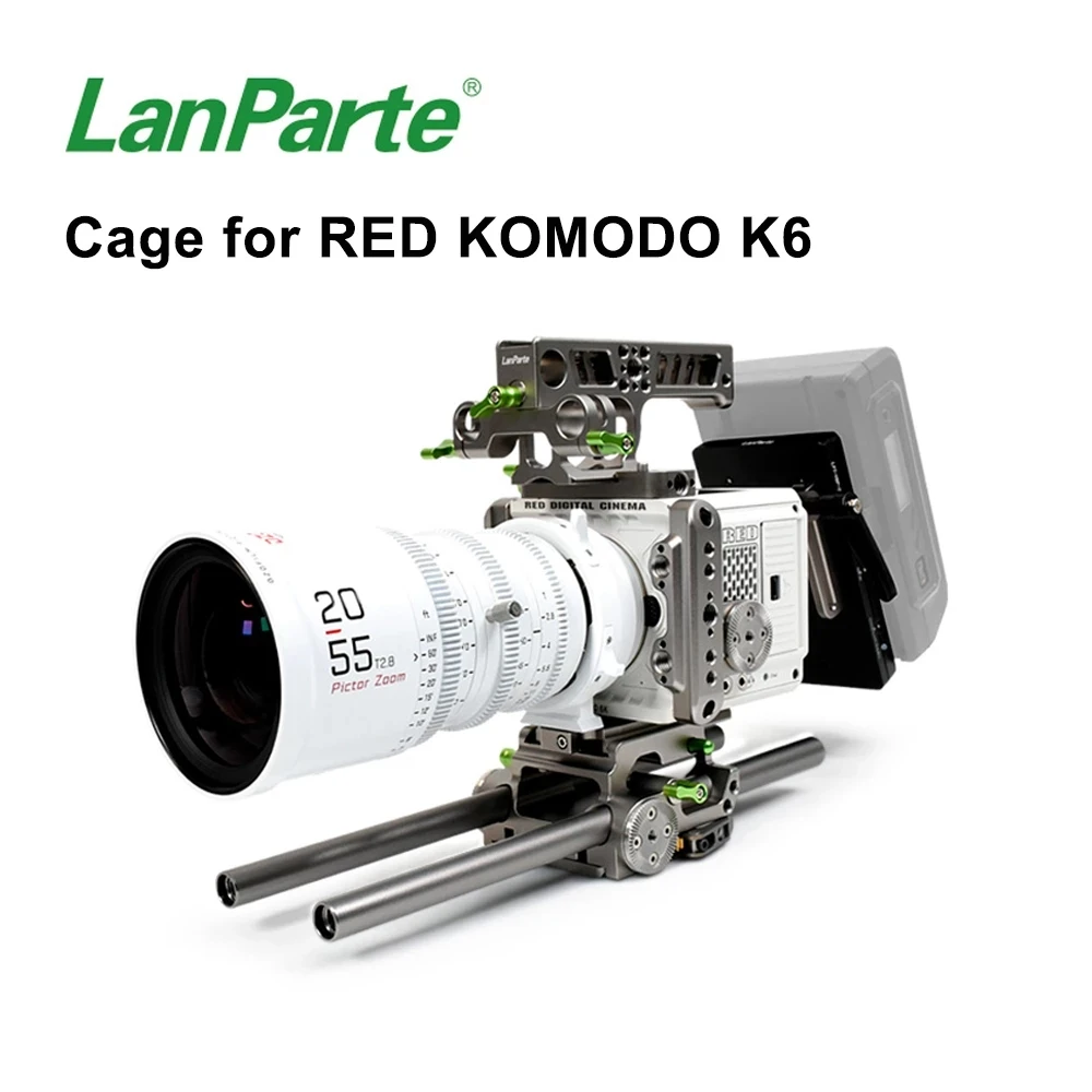 

Lanparte KMDC-02 Rig для камеры RED KOMODO 6K Camera Wooden Hadle Adapter Cold Shoe Mount Bracket