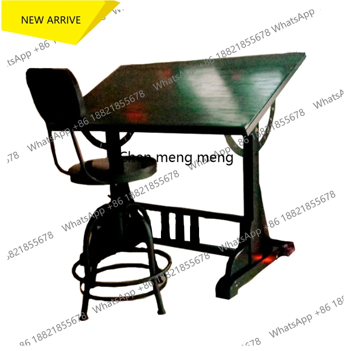 M138 Art Calligraphy Table Iron Art Lifting Painting Table Drawing Table Office