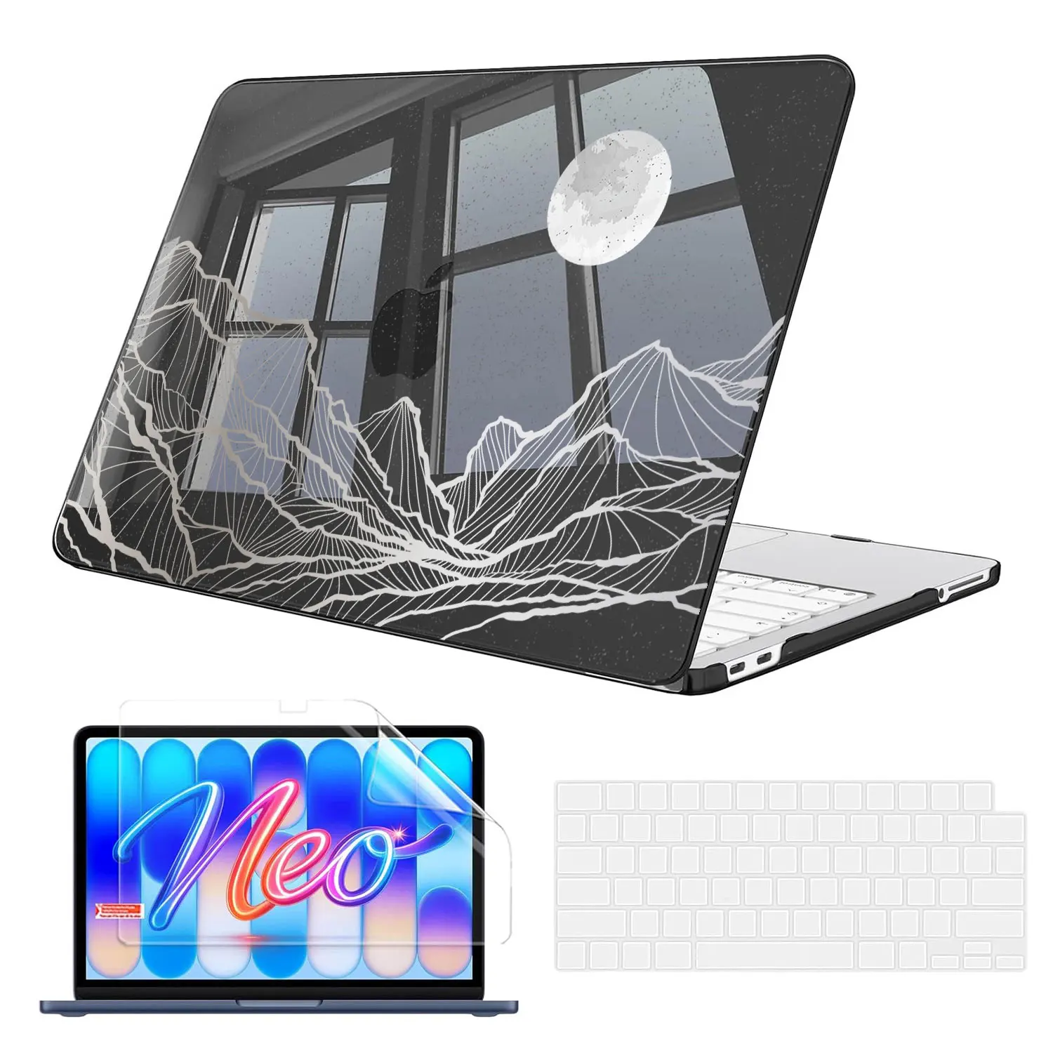 Funda para MacBook Air 13 M3 M2 A3113 A2681 2025, Funda para MacBook Pro 14 M4 M3 2024 2023, Cubierta para Laptop de 16 Pulgadas