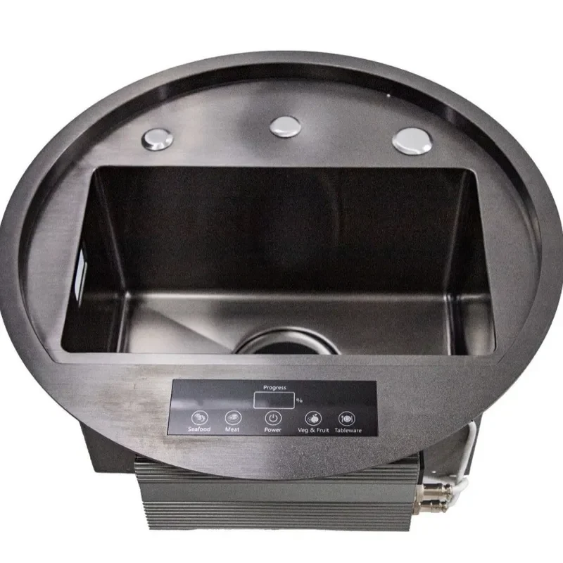 Compact 304 Stainless Steel Sink for RV Yacht Train Bar Balcony Small Vegetable Basin Smart Design