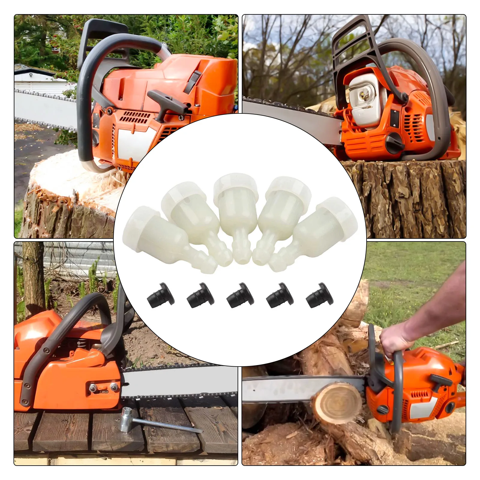 Check Valve Fuel Tank Breather 24*11mm Plastic Precision Chainsaw Compact Easy To Install For TL43 CG520 TARUS