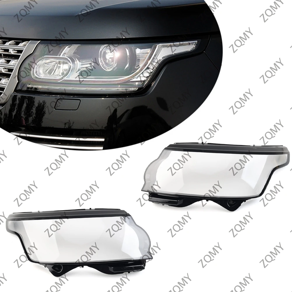 2pcs Car Headlight Lens Cover Headlamp Lampshade Lamp Shell For Land Rover Range Rover/Vogue 2013 2014 2015 2016 2017