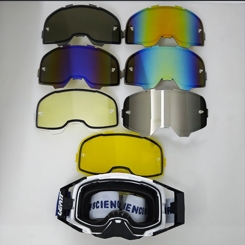 Dual Layers Anti-Fog UV400 Motocross Replacement Lens, Suitable for VELOCITY 6.5 MX Racing Goggles
