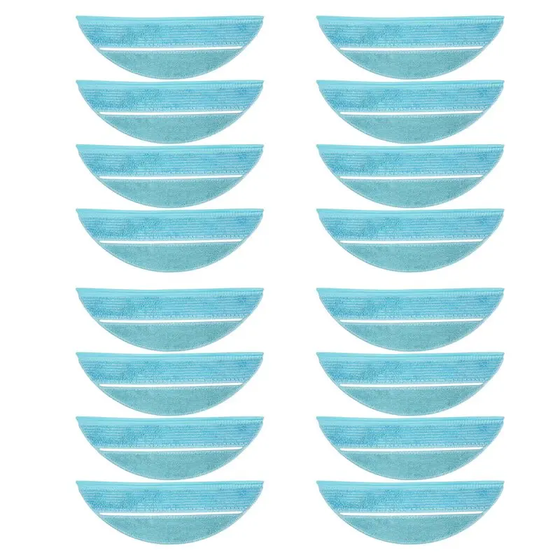 

A74E-16Pcs Mop Cloths For Cecotec Conga Ultra 2290 Accessories Robotic Vacuum Cleaner Parts