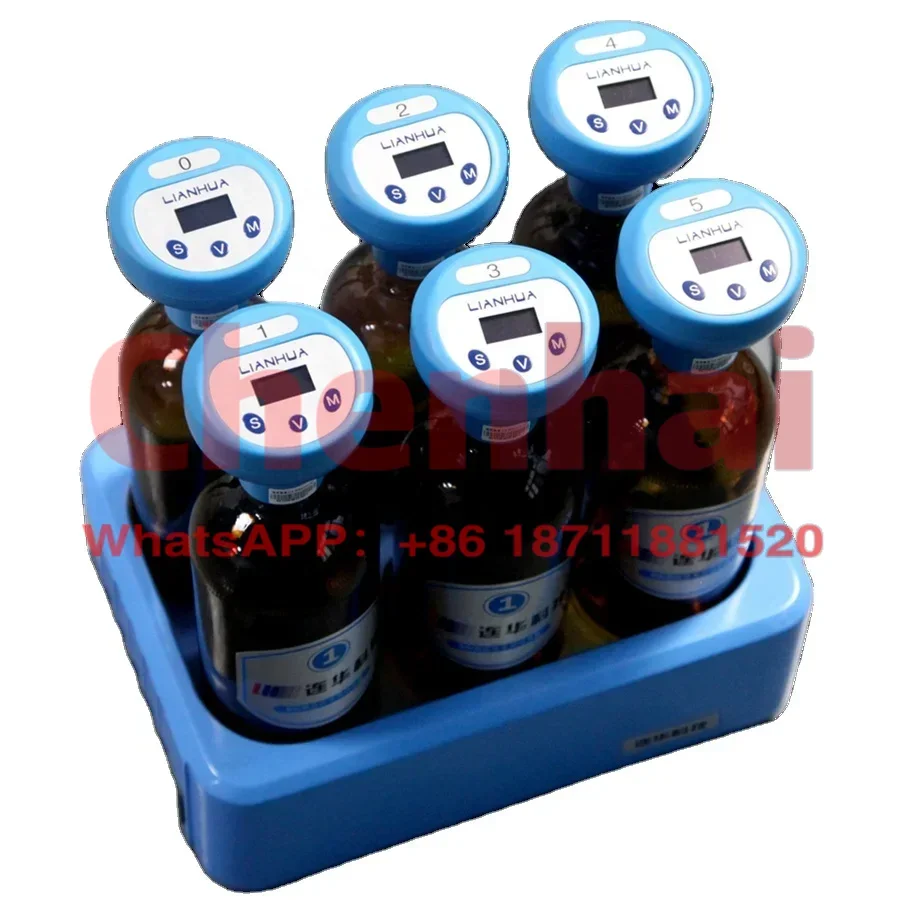 Laboratory Bod Analyser BOD5-7 days 0-4000mg/L range with BOD sensor and bod test bottles