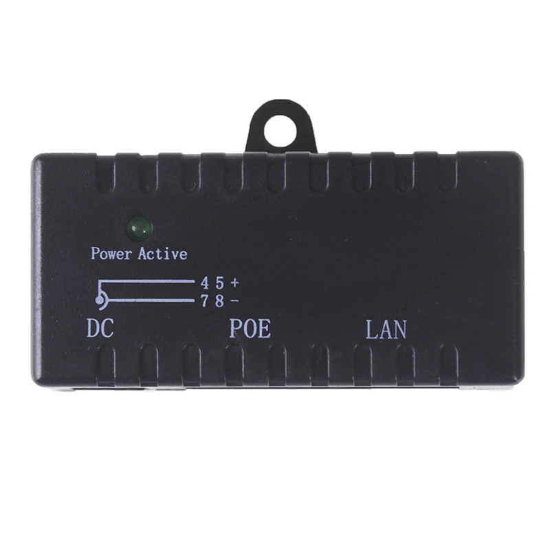 10/100/1000Mbps 12-52V Gigabit Power Over Ethernet Passive PoE Injector Splitter For IP Camera POE Adapter Module Accessories