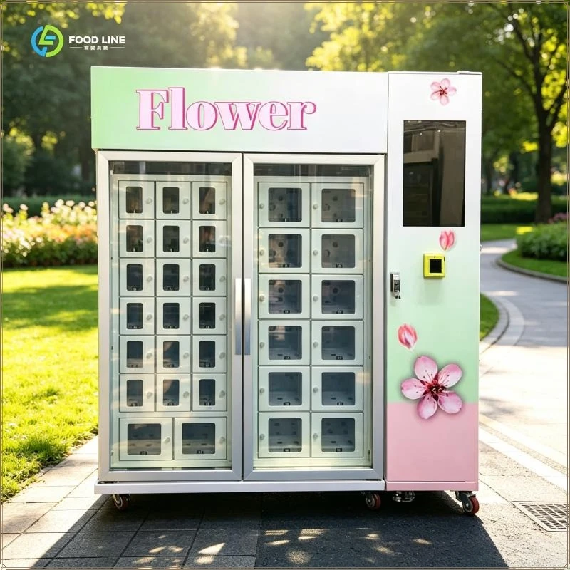 Convenient Flowers Unmanned Vending Machine Factory Wholesale FL Customized Flower Bouquet Vending Machine
