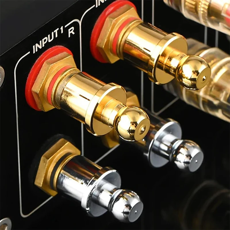 Gold/Rhodium Plated Copper RCA Protector Caps Socket Phono Connector Dust Protector RCA Plug Caps Noise Stopper Shielding Caps