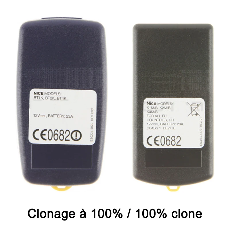 pour BT1K BT2K BT4K K1M K2M K4M Duplicateur de télécommande de porte de Garage 30.875MHz, Code fixe, commande d'ouverture de porte électrique