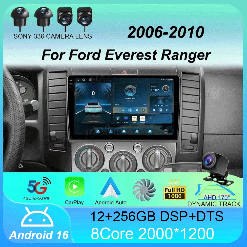 

Автомобильный радиоприемник Android 15 для Ford Everest Ranger Mazda BT50 BT-50 2006 2007 2008-2010 GPS мультимедийный видеоплеер головное устройство стерео