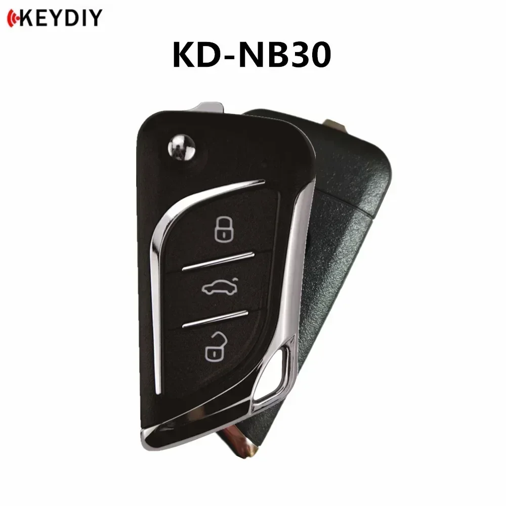 5 sztuk KEYDIY KD NB30 Zdalny kluczyk samochodowy serii NB z wielofunkcyjnym kluczem zdalnym PCF 3 przyciski do programatora kluczy KD900/KD MINI/KD