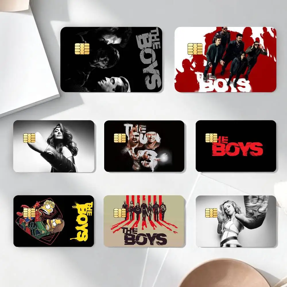 

TV The Boys Stickers Credit Debit Card Film Skin Sticker Credit Card Skin Stickers For Bank Card Bus Metro