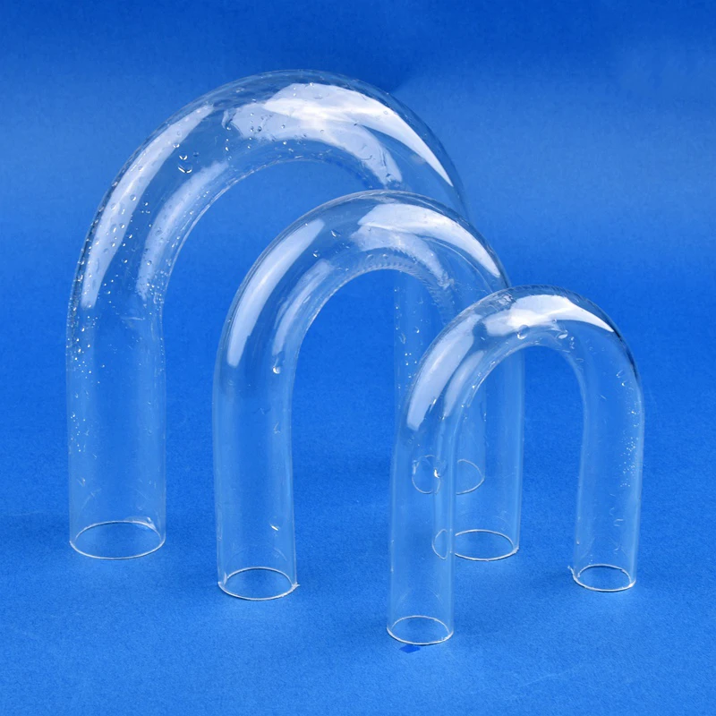 O.D 20~32mm Aquarium Transparent U-Tube Acrylic Pipe Fittings Plexiglass Elbow Connector Fish Tank U-shape Air Tube Fittings