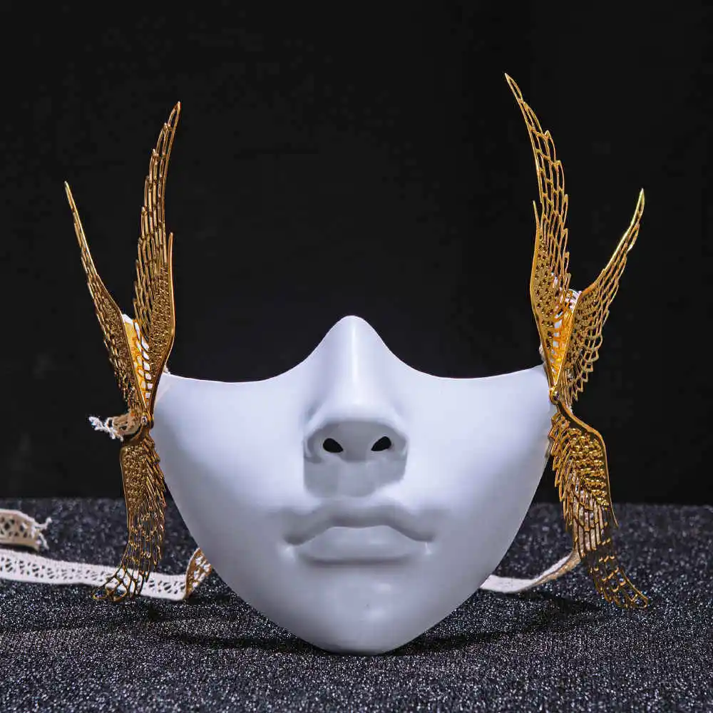 อะนิเมะ Cyber Mask Punk รูป Mechanical Function หญิงคอสเพลย์ Cos หน้ากากรวบรวมรุ่นตกแต่งสําหรับผู้หญิงผู้ชาย Party Prop