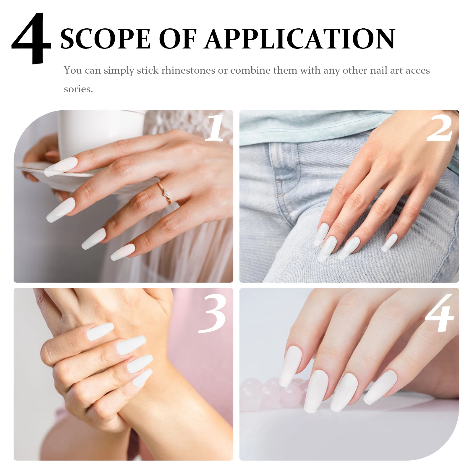 408 Uds. De uñas postizas mate ultrafinas, puntas para pulir uñas, suministros de manicura DIY para decoración de uñas, uñas decorativas para graduación y Navidad