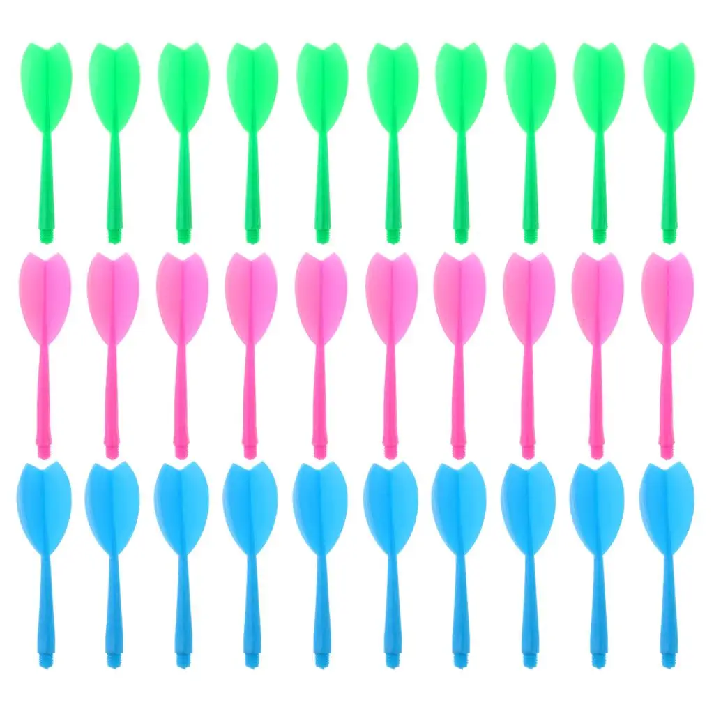 

Plastic Darts Shaft and Flight Combo Set Lightweight Darts Spare Parts for Electronic Darts Accessories