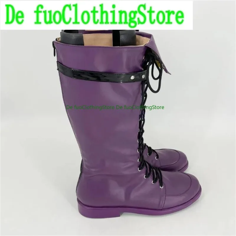 Defuo Blauw Archief Igusa Haruka Cosplay Schoenen Laarzen Spel Anime Spel Rollenspel Halloween Party Props Schoenen Laarzen