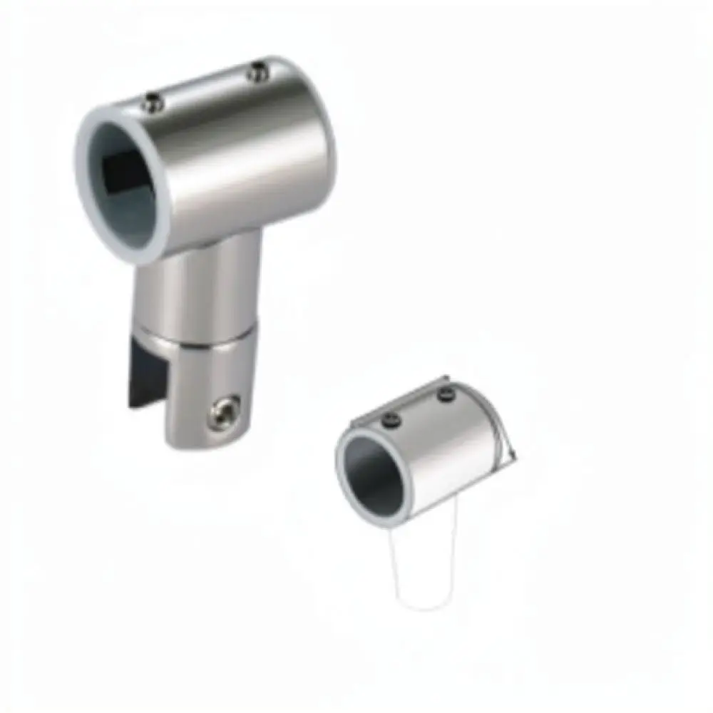 Stainless Steel Shower Room Connector Pipe Fitting For Glass Door Stabilizer Adjustable Clamp Modern Bathroom Hardware