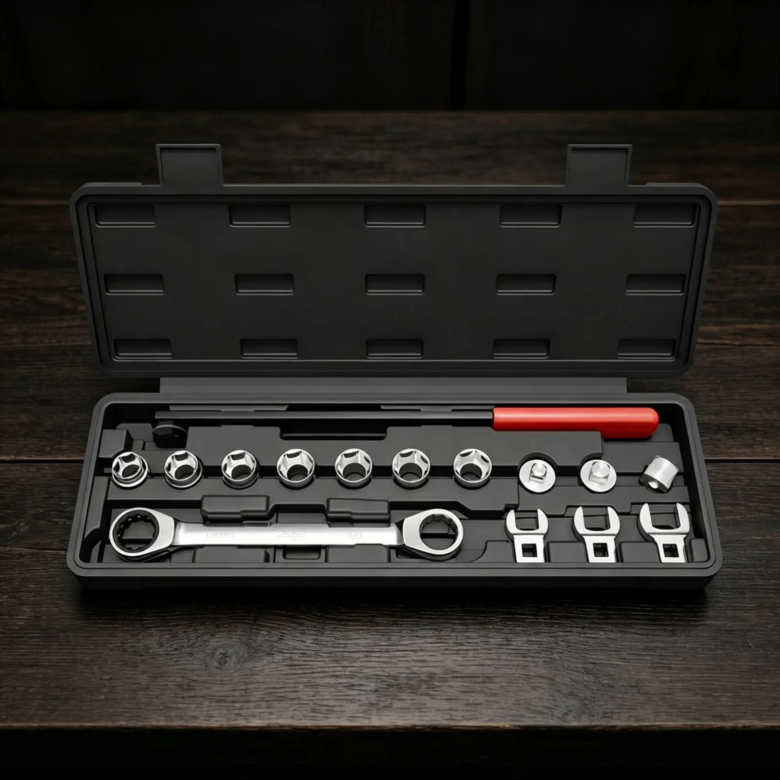 Idler Pulley Adjustment Tool Extended Reach Operating Belt Tensioner Wrench Set Belt Tensioner Wrench Set Long Handle view 5