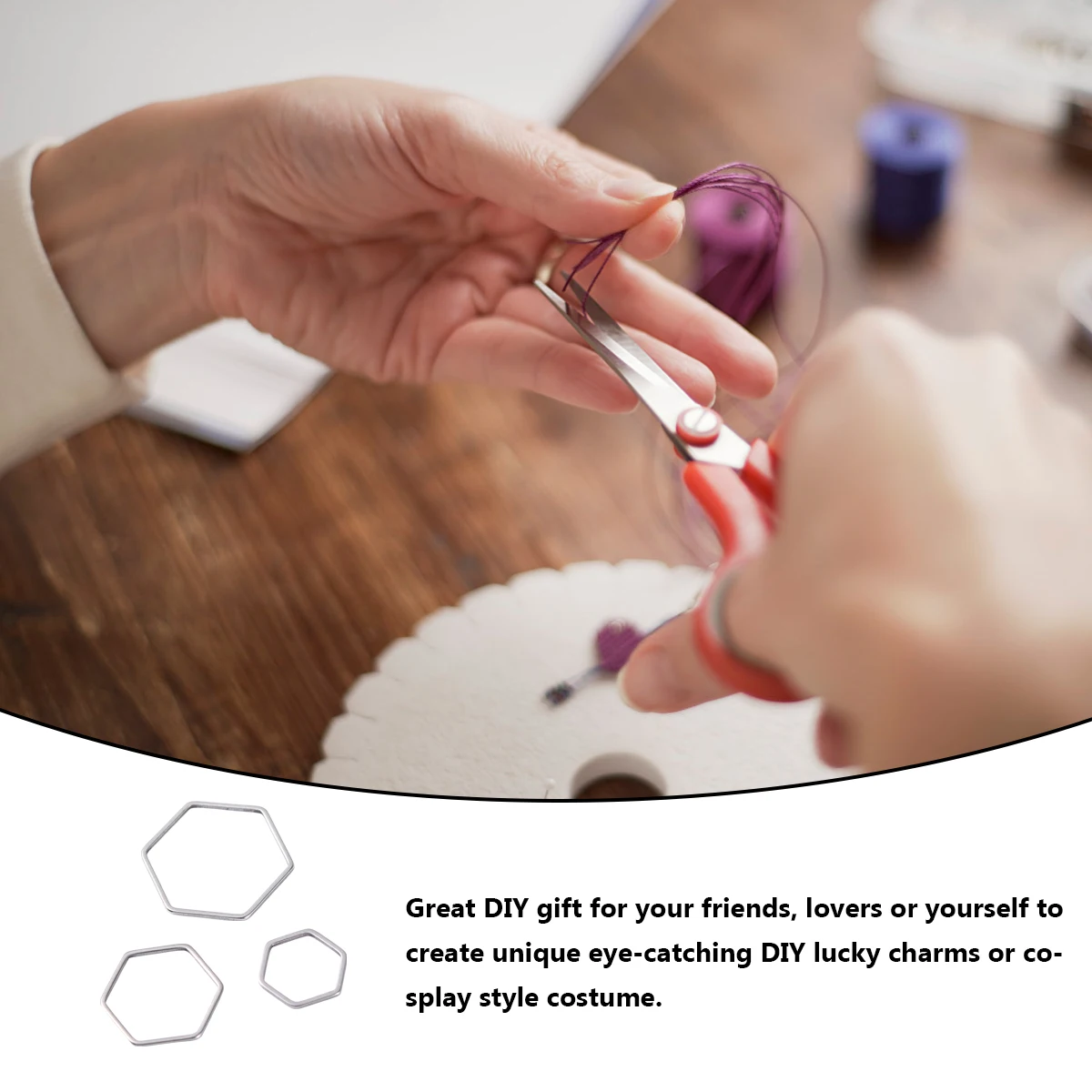 

30 Pcs Earrings Stainless Steel Pendant Necklace Charms Jewelry for Women Accessory