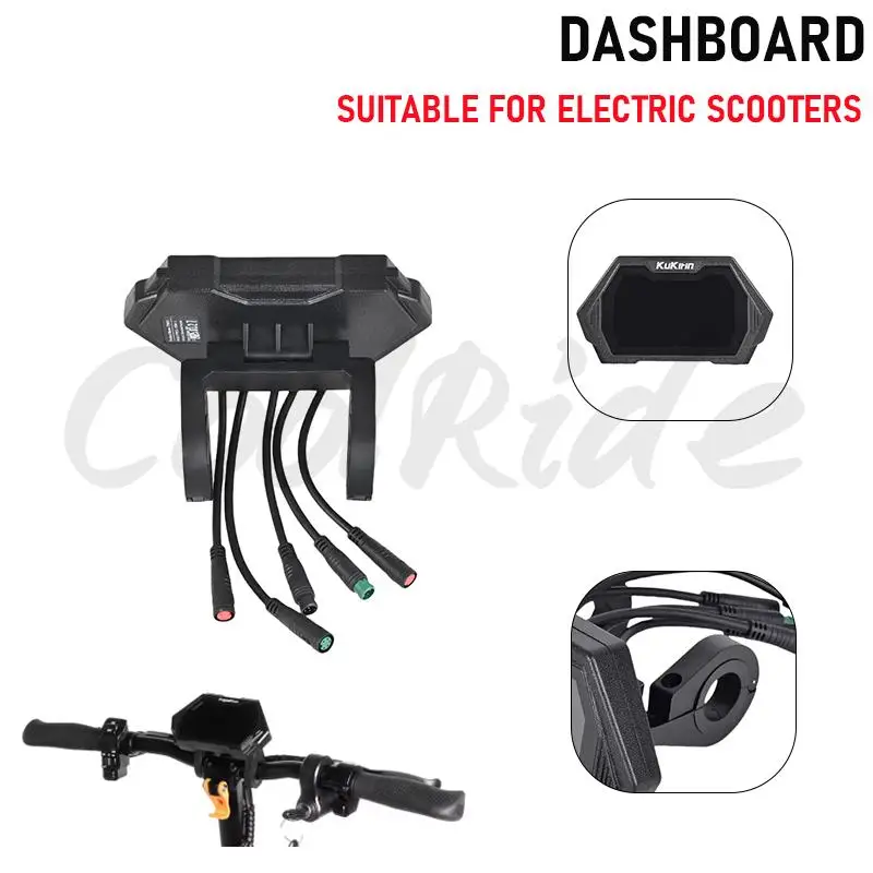 

High Performance for Kukirin G2maste Electric Scooter Display Dashboard 6-Pin Scooter Controller Dashboard Screen Data Display