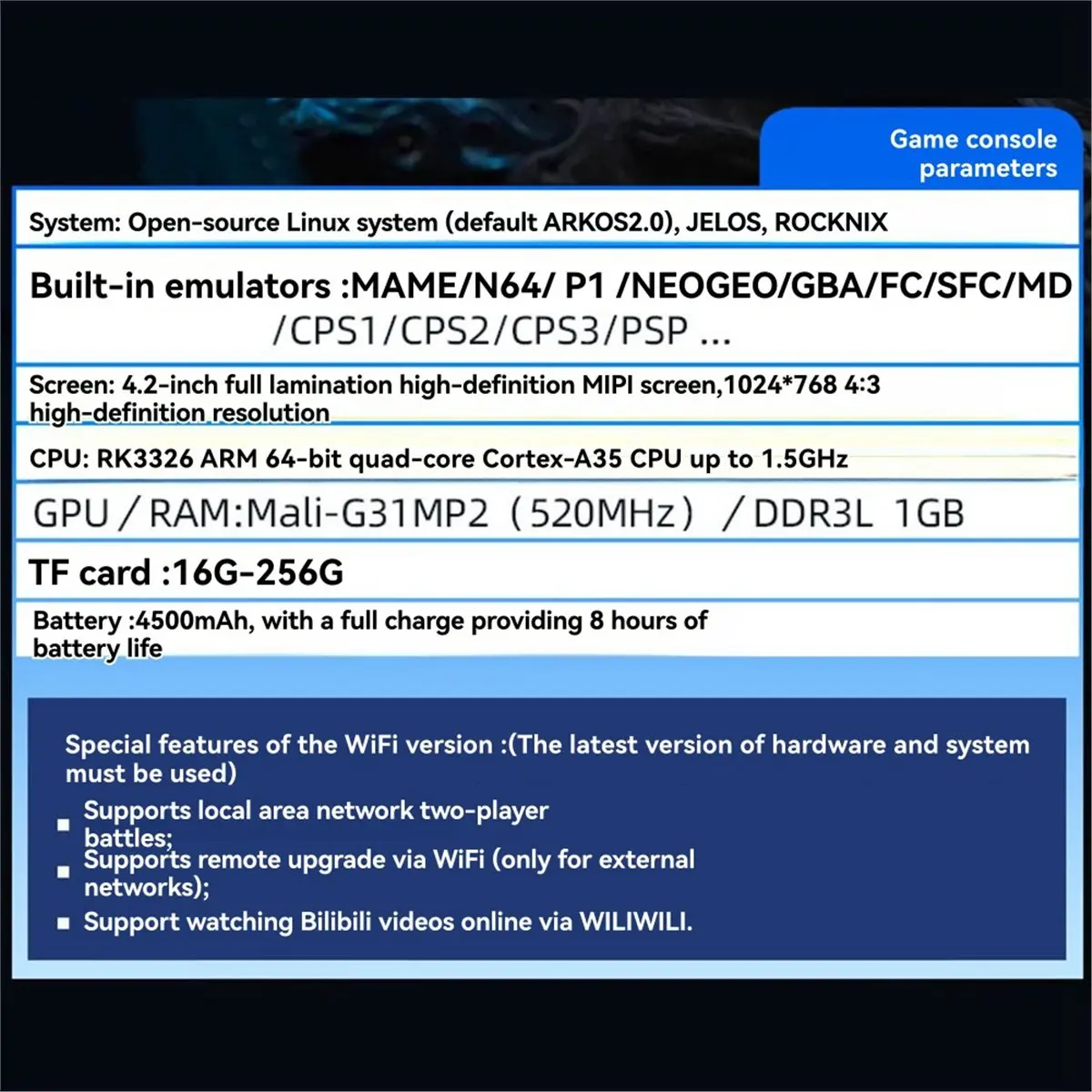 ■-★-nuova-console-di-gioco-r40xx-pro-max-64g-con-18000-giochi-open-source-retro-wifi-schermo-da-42-pollici-supporta-oltre-30-giochi