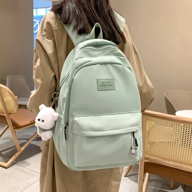 Schoolbag Female Japanese Style Junior High School Student High School College Student Backpack Female Large Capacity Trendy ...