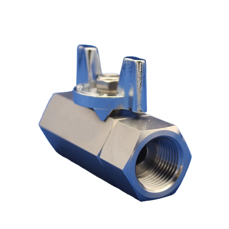 Stainless Steel High Pressure Ball Valve 3000psi 1/4