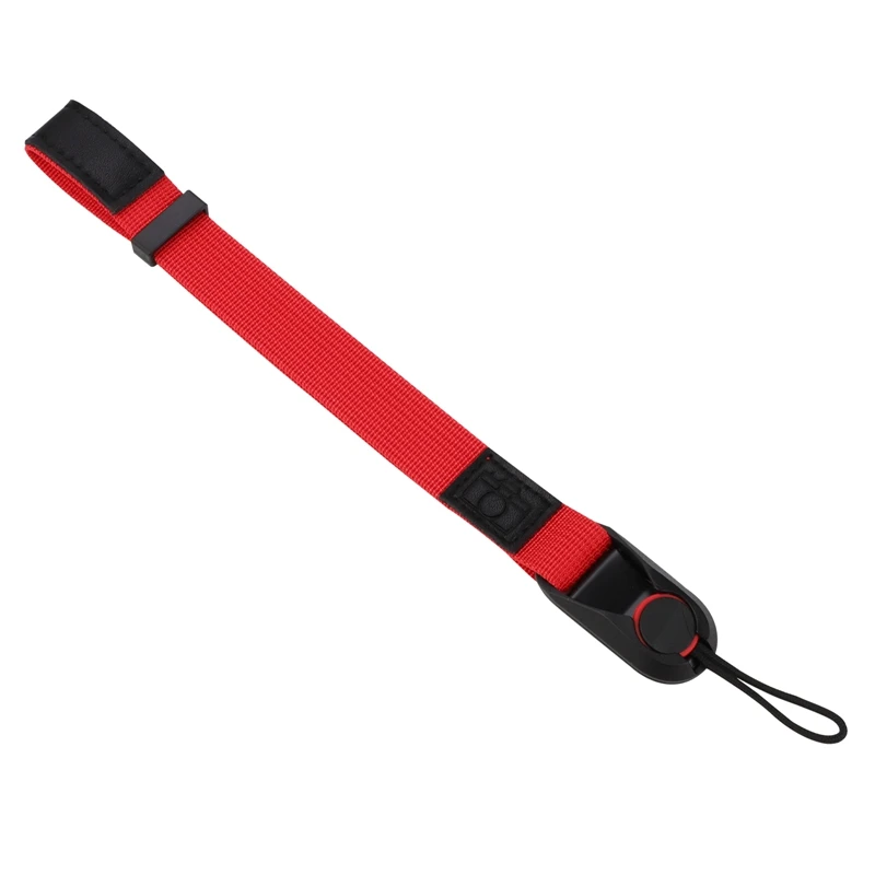 Opaska na nadgarstek do aparatu Haoge CHS-07R, pasek na nadgarstek Quick Release, pasek bezpieczeństwa do kamer GoPro,DSLR,Fuji,Canon i Mirrorless Red