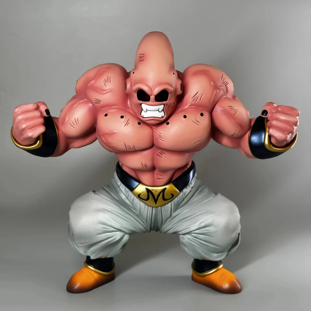 

Dragon Ball Anime Buu Shadow Muscle Gk Figure Hand-Made Collectible Toy Quadratic Mo Desktop Object Magic Factory Chassis Model