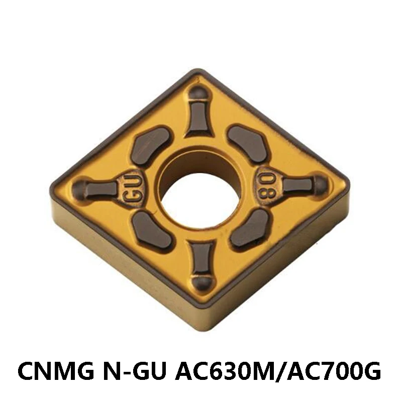 Original CNMG120404N-GU CNMG120408N-GU AC520U AC530U AC6030M AC630M AC820P AC830P Carbide Insert CNC Cutter CNMG CNMG120404 N-GU