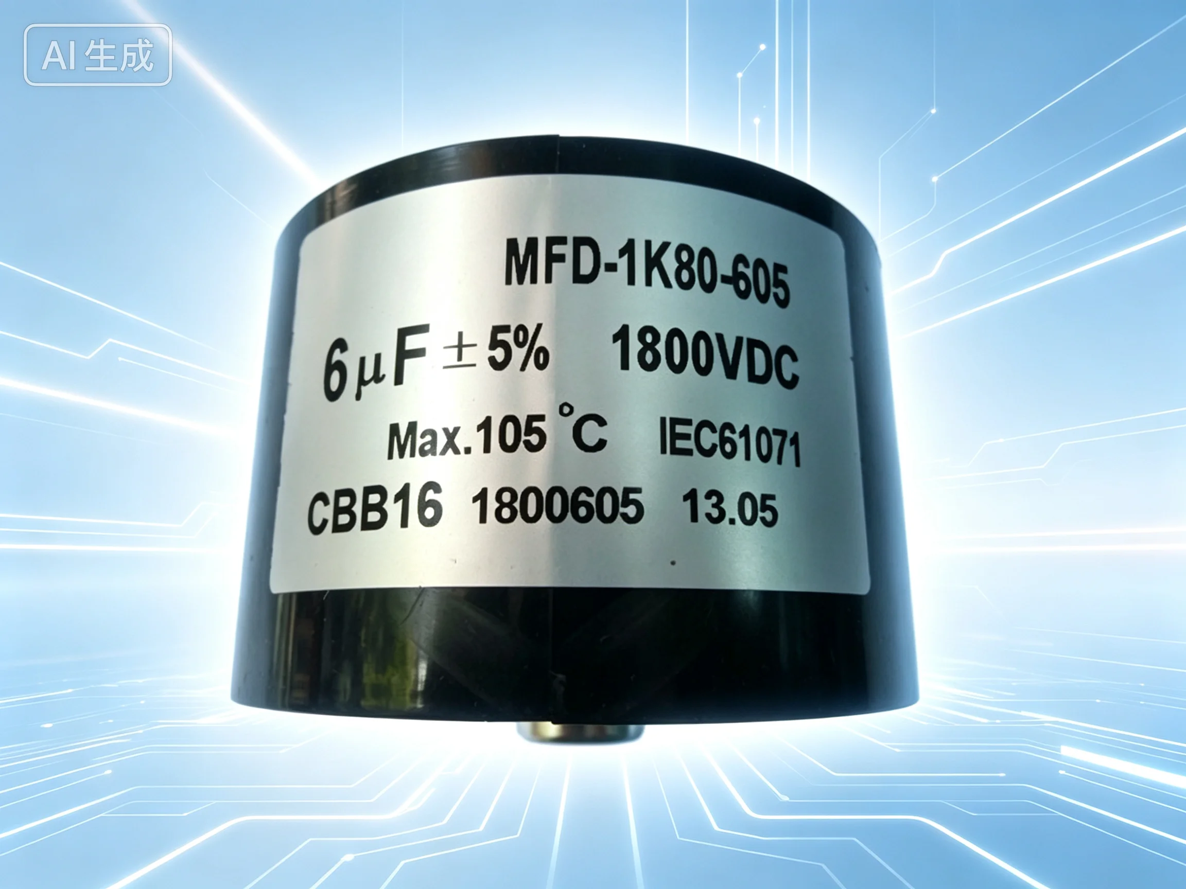 Capacitor for CBB16 1800V 6UF Size 73*49