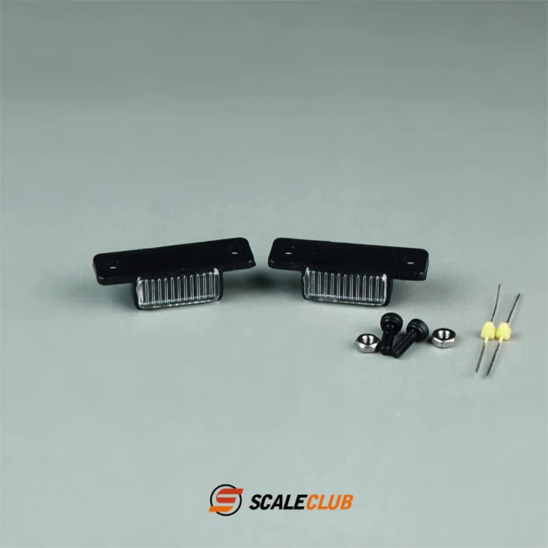 Scaleclub Model for 1/14 Tamiya Tactor Mud Head With Side View Light For  Scania 770S MAN Benz Volvo RC Trailer Tipper Car Diy
