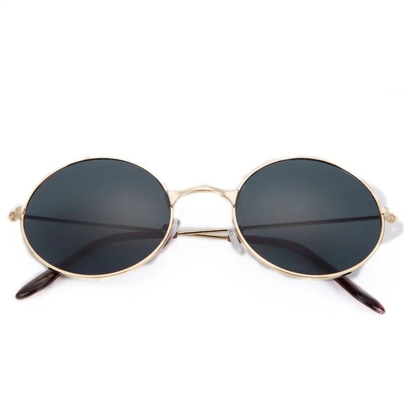 Metal Vintage round Frame Sunglasses Round Groomsmen Group Prince Sunglasses Wedding Show Performance and Show Glasses