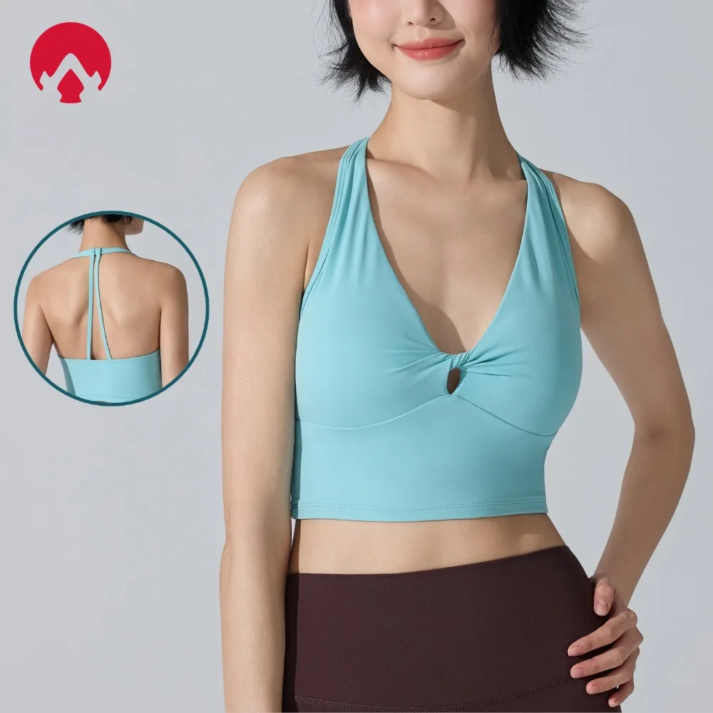 

Beauty Back Sports Bra for Women - Buttery-Soft Breathable Padded Wirefree Bra Slim-Fit High Support Yoga Running Gym Workout