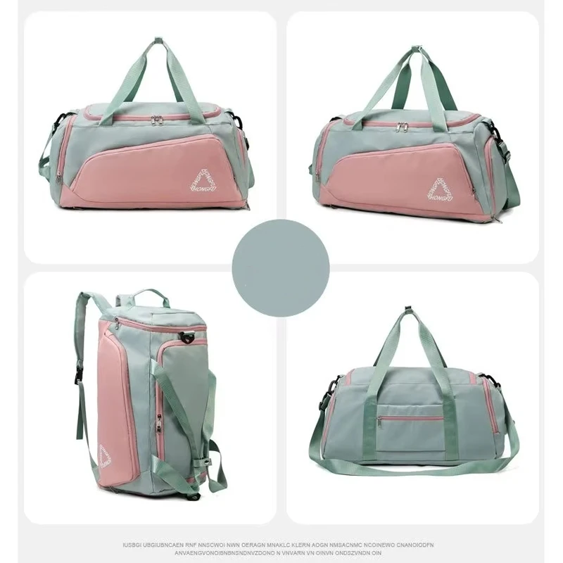 Large Capacity Travel Bag Waterproof Shoe Compartment Gym Yoga Sports Storage Backpack Dry Wet Separation Handbag Shoulder Bags