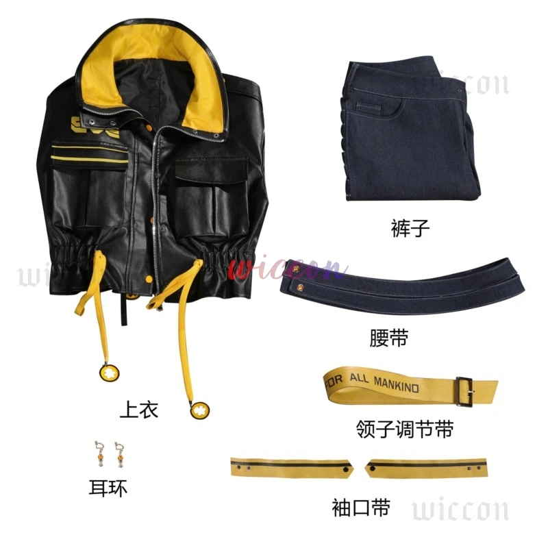 حواء النساء المغامر تأثيري حلي لعبة Stellar بليد فانتازيا ملابس أقراط شعر مستعار هالوين كرنفال لعب الأدوار بدلة تنكرية