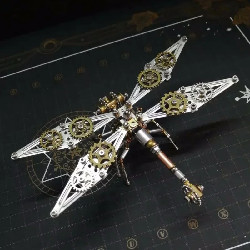 DIY 3D Puzzles Bee Spider / Scorpion / Ant Metal Model Building Kits for Adults Kids Steampunk Mechanical Insects Assembly Toy