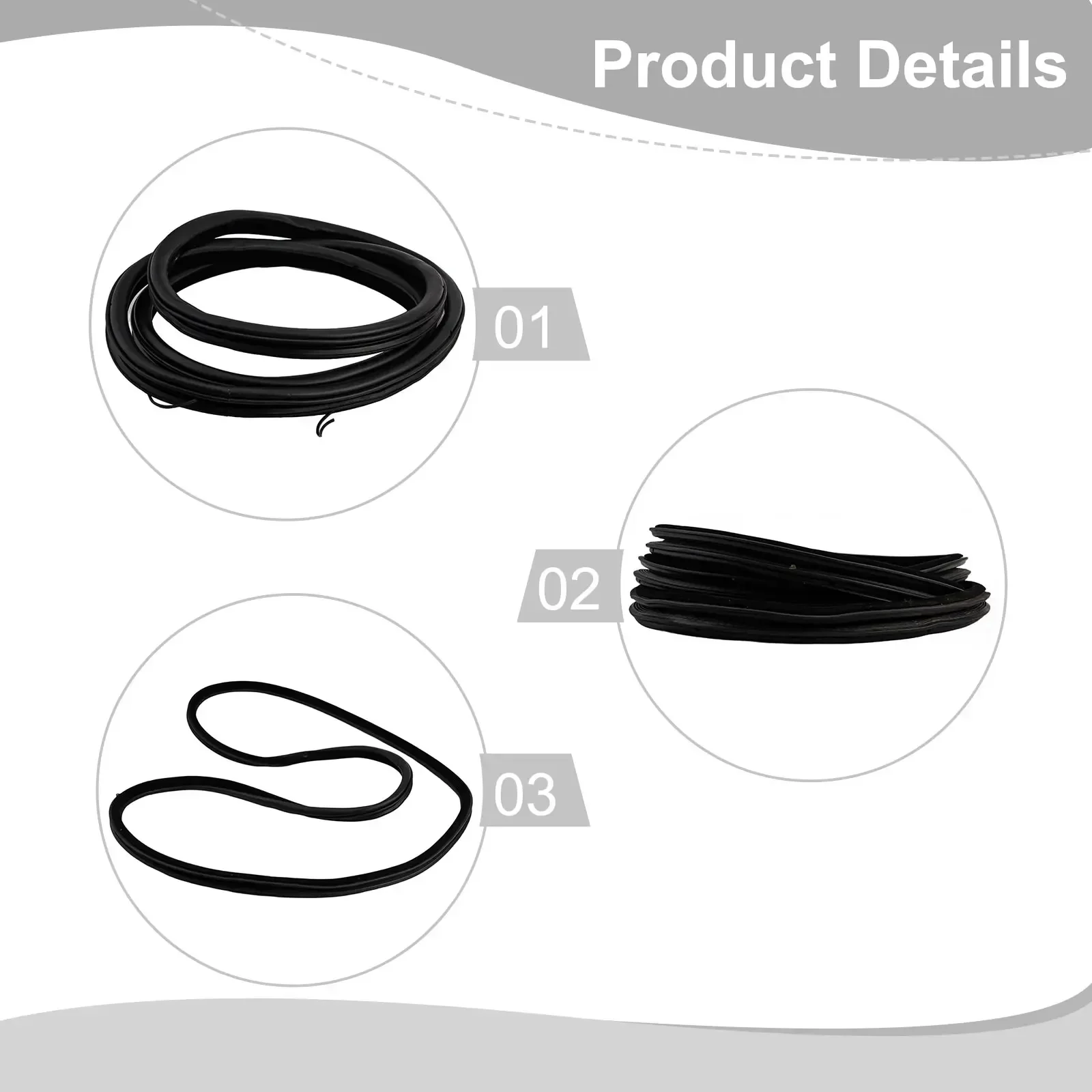 Practical Useful High Quality Sealing Strip Seal Front Door Body 51727278503 Accessories Black Parts For BMW F10 F11