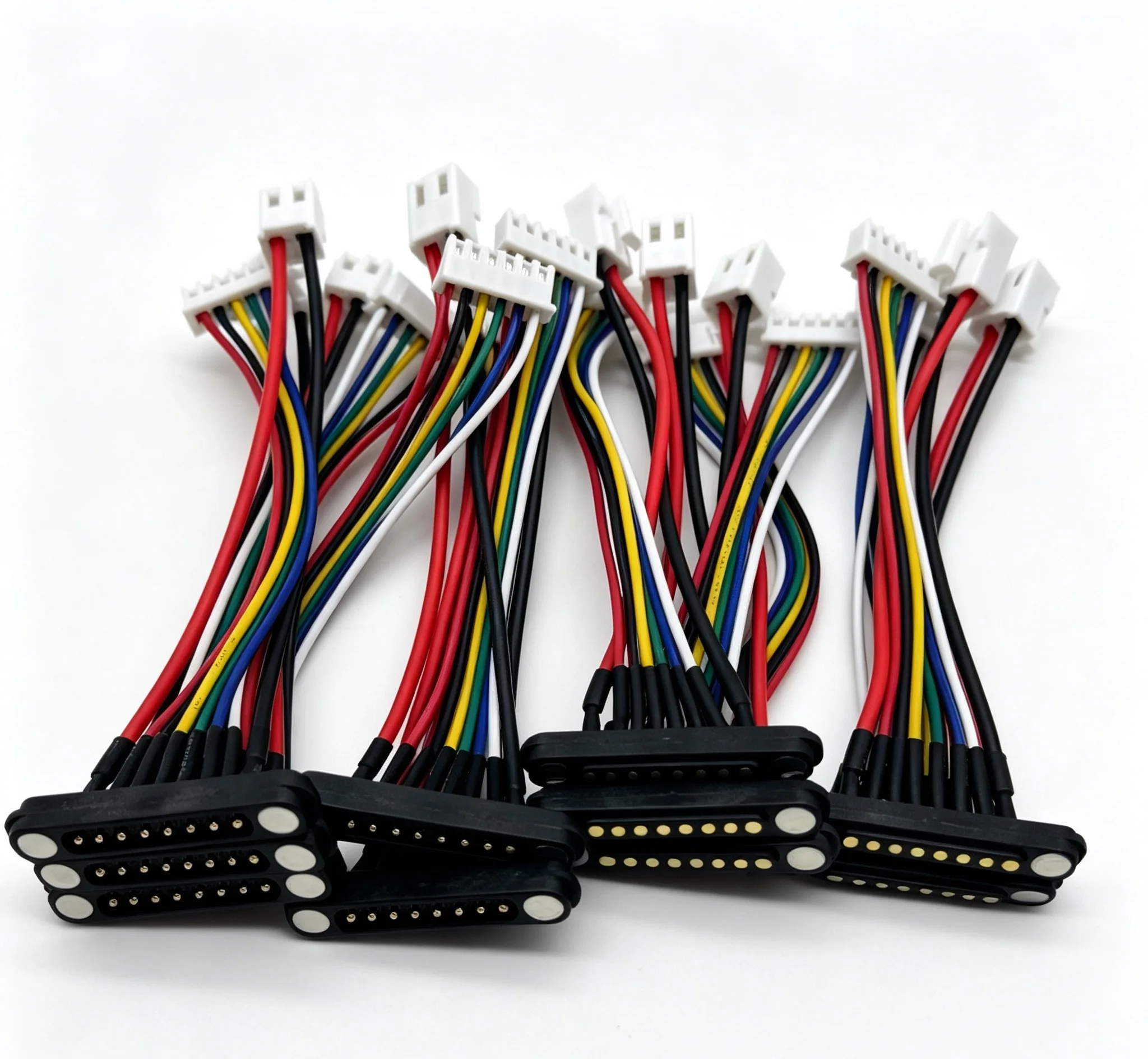 4Sets 5A 36V High Current DC Magnetic Pogo Pin Connector 8Pole Male Female Pitch 4.0MM 2.54MM DC