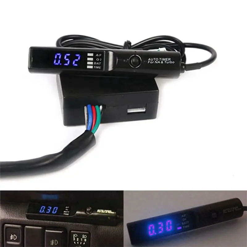 DT42-Universal 12V Turbo Timer For Universal Car Auto LED Digital Display For Turbo & NA Turbocharged Engine Protector