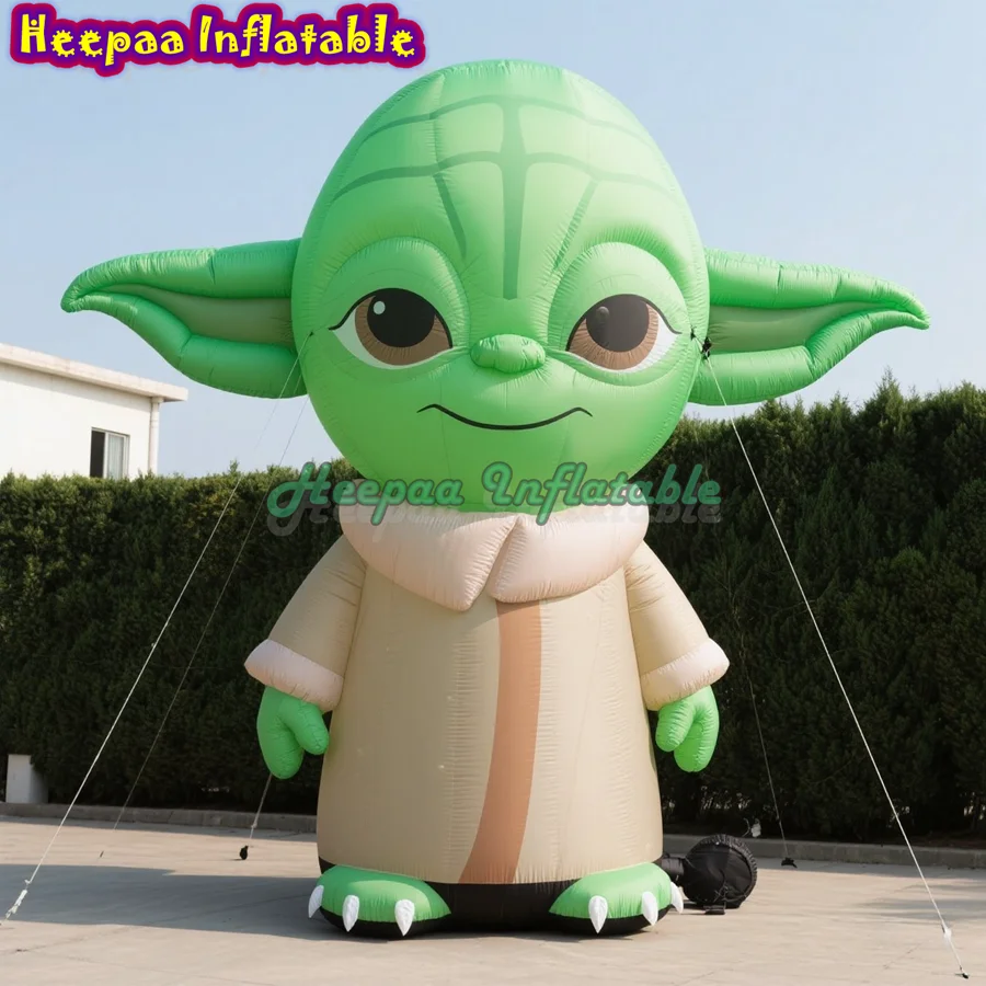 

Yoda Inflatable Cartoon Customize Giant Outdor Advertising Inflatable Model For Event Party Decor
