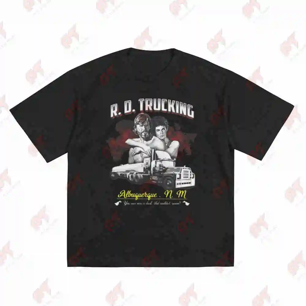 Vintage 1978 RD Trucking Convoy Film Semi Truck Characters Short Sleeve Tee 100% Cotton T-Shirt