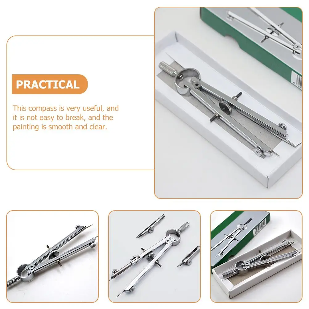 Spring Gauges Student Compasses Metal Positioning Tool Drawing Work Woodworking Stationery Multi Function Wear