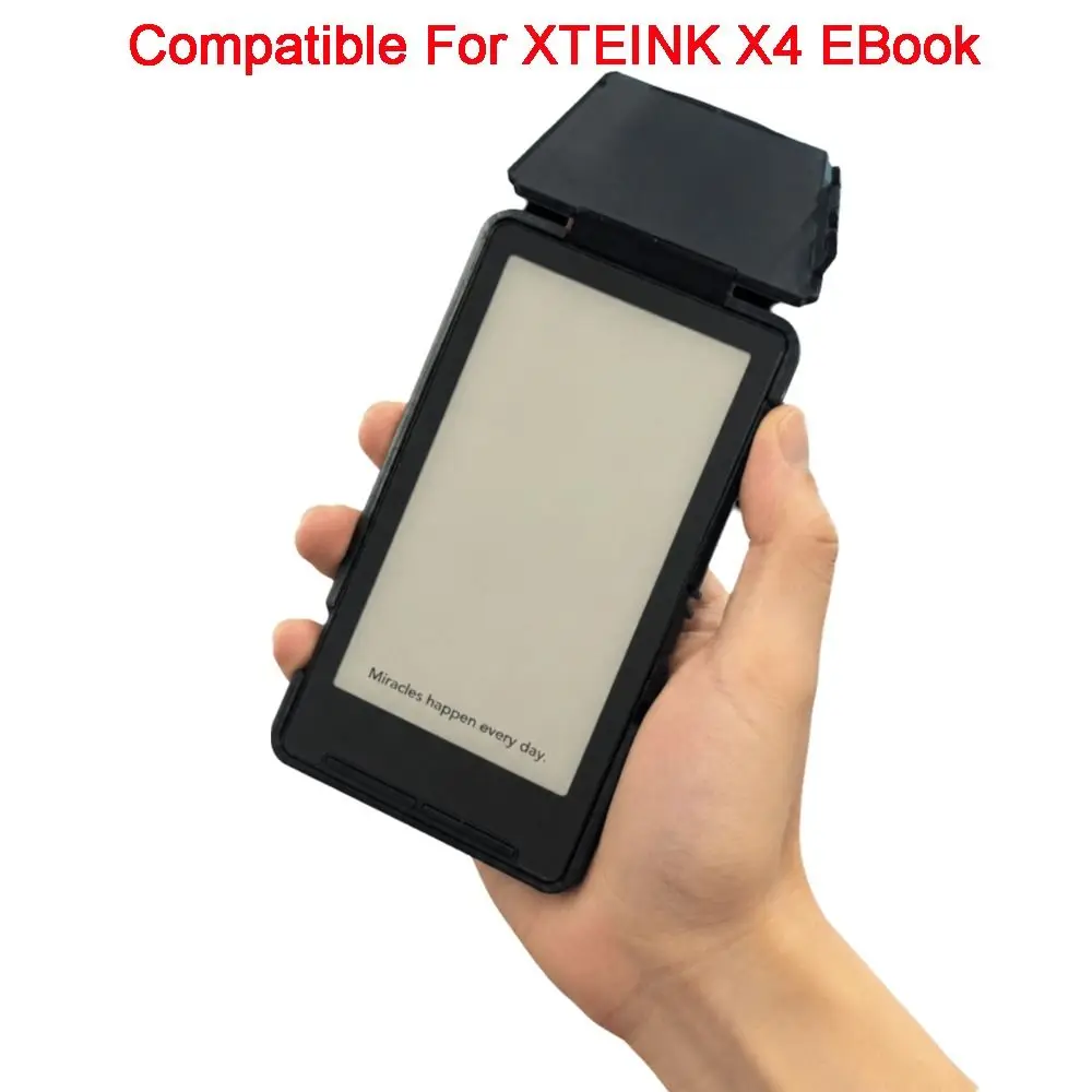 PETG Protective Cover Full Coverage Shockproof EBook Reader Case Precise Fit Decorative Cover for XTEINK X4 E-Reader Protection