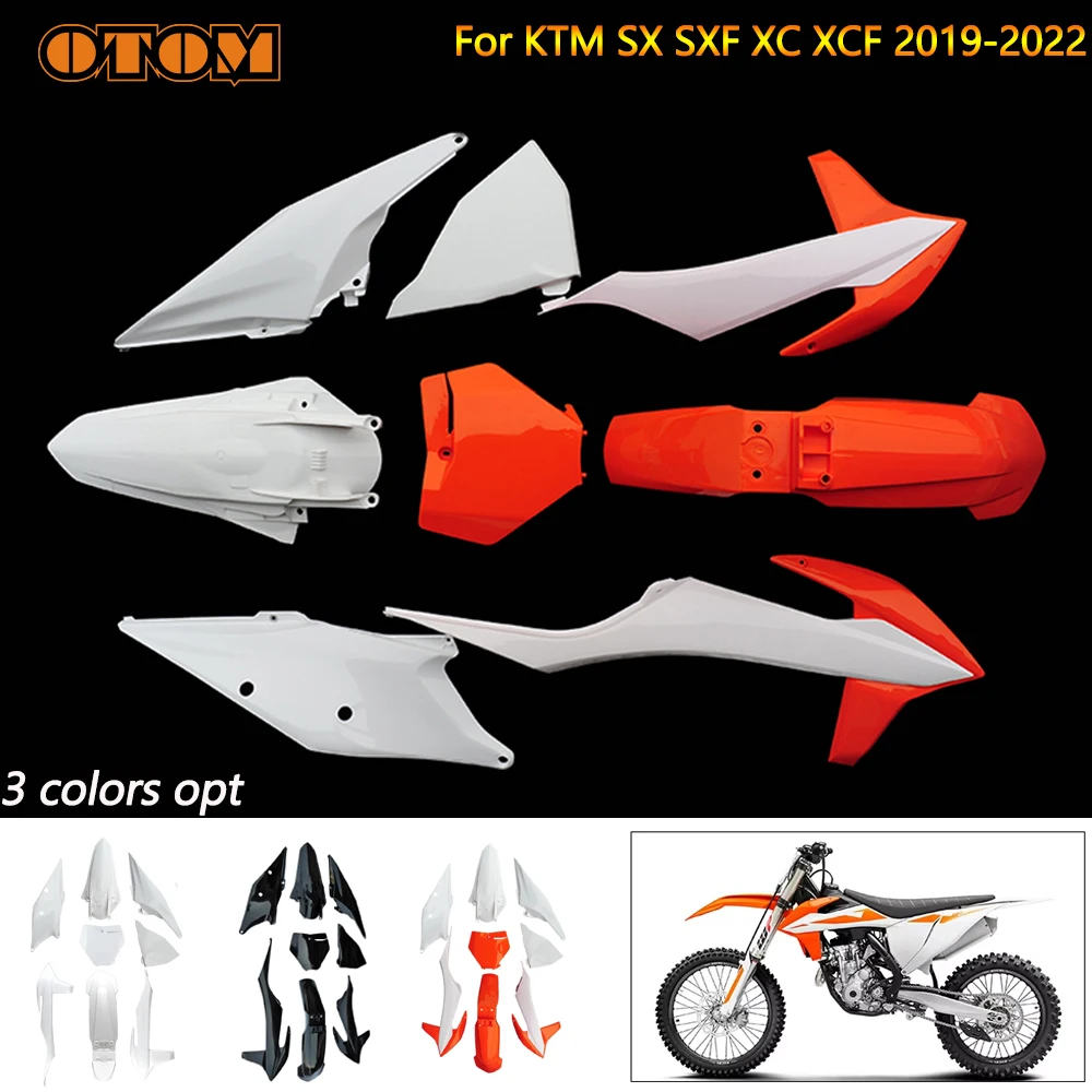 

OTOM Motocycle Full Plastic Kit For KTM SX SXF XC XCF 125 150 250 300 350 450 Body Fairing Cover Fender Panel Mudguard 2019-2022