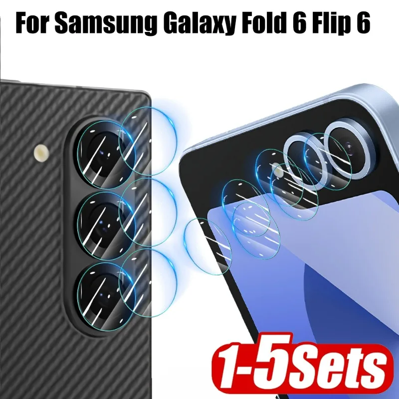 1-5 комплектів об’єктива камери для Samsung Galaxy Z Fold 6 Z Flip 6 Прозоре захисне загартоване скло проти подряпин для Fold6 Flip6